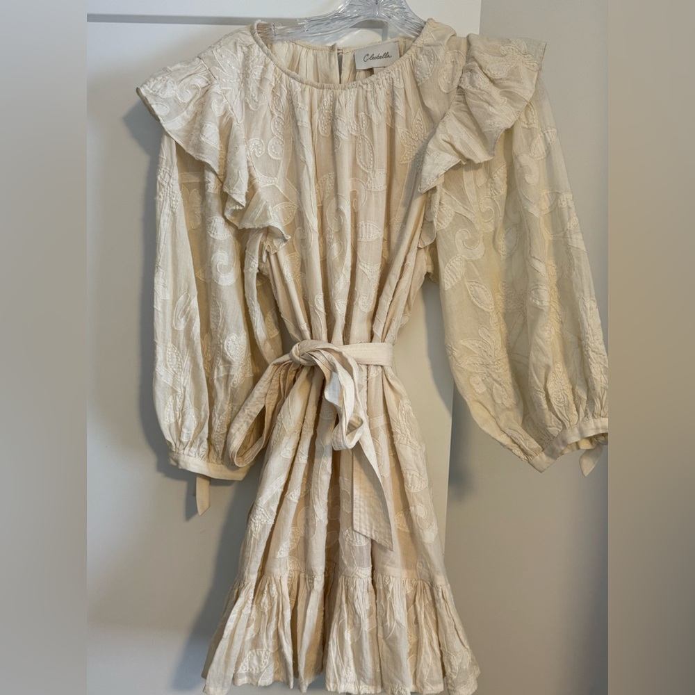 Cleobella Cream Lace Mini Dress